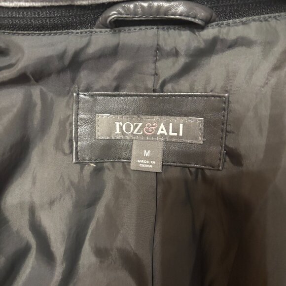 Roz & Ali Faux Leather Hooded Jacket - Picture 6 of 6
